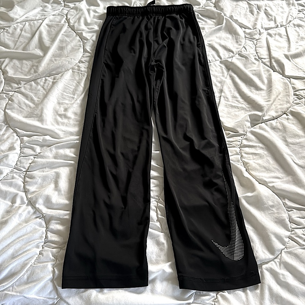 Nike Boys Black Mesh Detail Pants